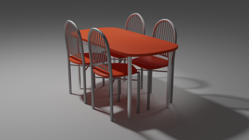 Dining table and chairs preview image